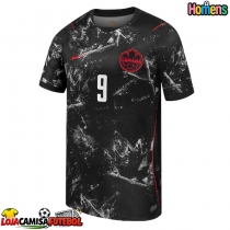 Camisa de Futebol Canadá Cyle Larin #9 Equipamento Secundário Mundo 2026 Manga Curta